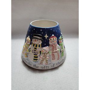 Christian Book Distributors Snowman Ceramic Candle Shade